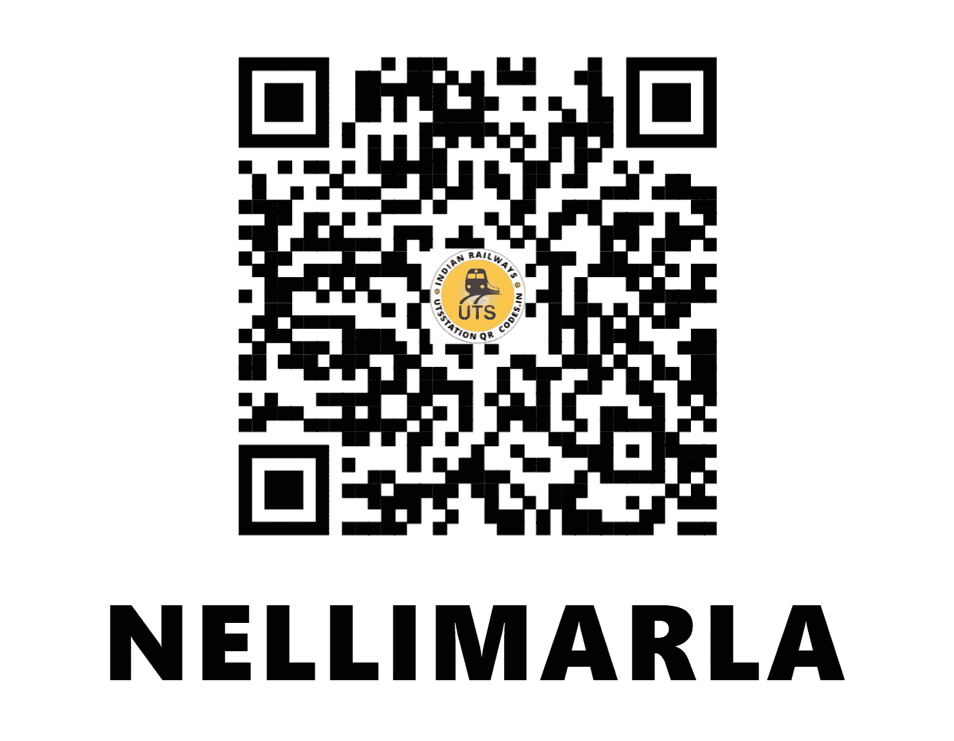 UTS QR Code for NELLIMARLA - NML (EO - ANDHRA PRADESH)